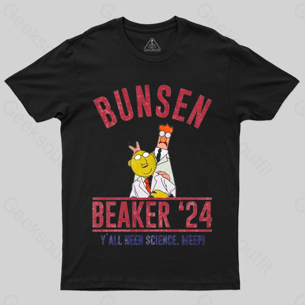 Elegant And Lazy Muppets Show Lab Bunsen Beaker For 2024 Cool T-shirt