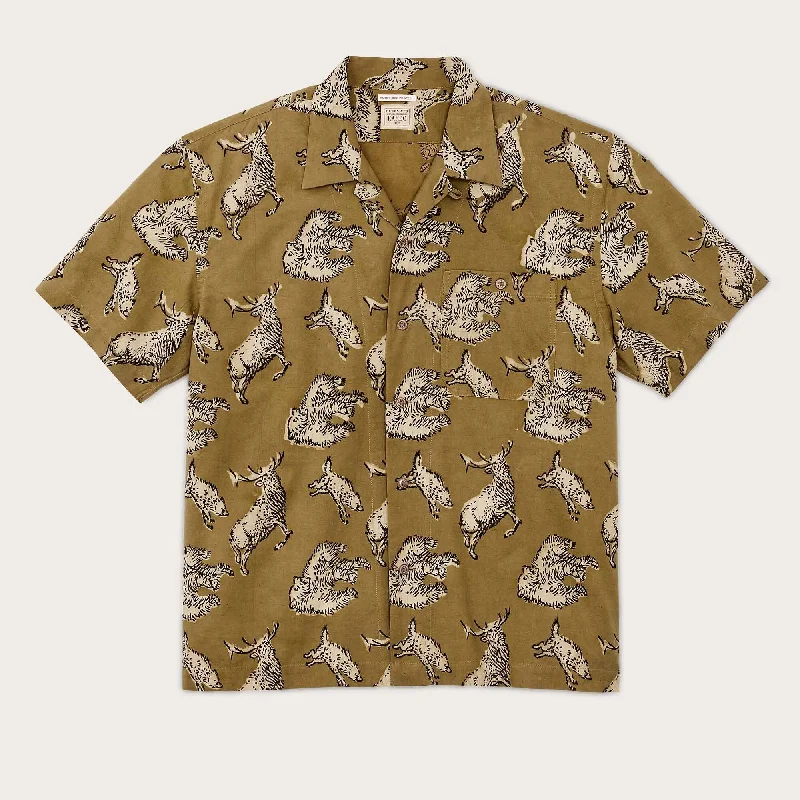 Exclusive Customization HANDPRINTED CAMP SHIRT