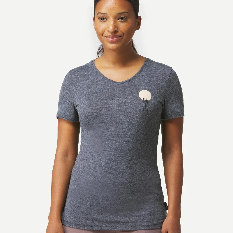 Classic Style Forclaz Women's Travel 500 Merino Wool T-Shirt