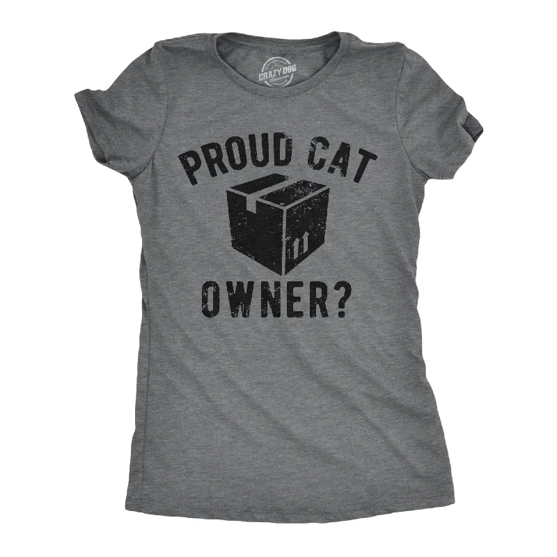 Knowledge And Elegance Proud Cat Owner Women's T Shirt