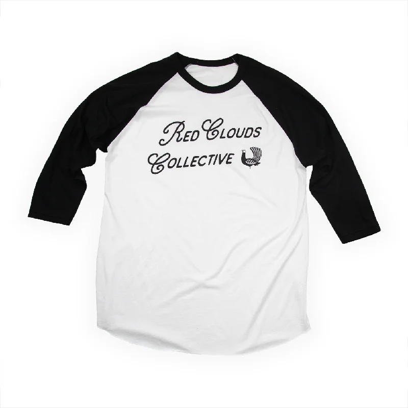 Relaxed Dresses RCC Cursive Raglan Sleeve Tee