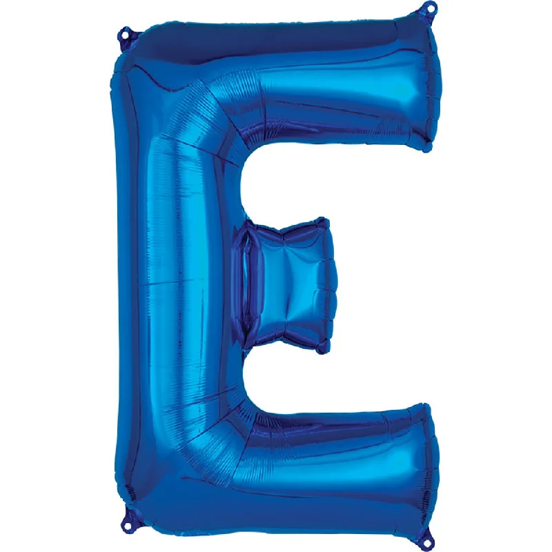 Retro Fashion 34 inch LETTER E - ANAGRAM - BLUE