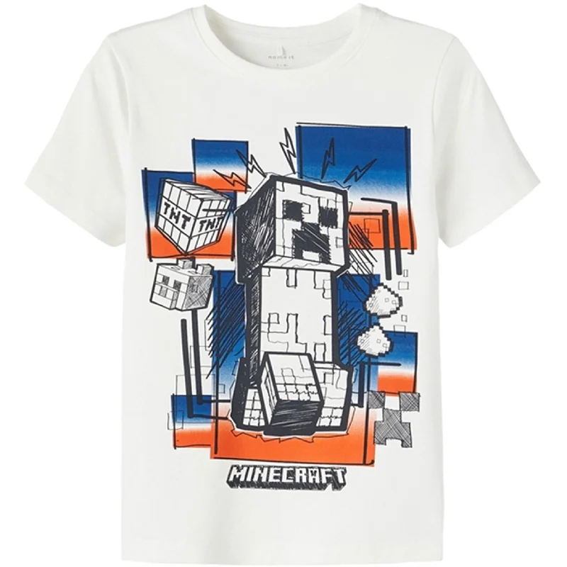 Personalized Clothing Name it White Alyssum Alvaro Minecraft T-Shirt