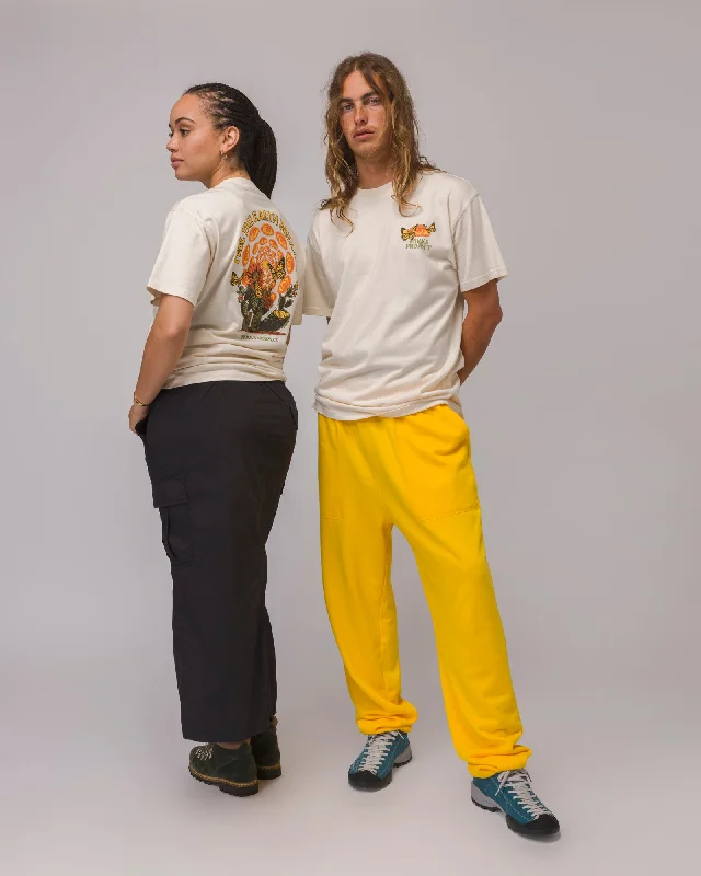 Sports Zipper Style Feel The Earth Breathe Butterfly Tee