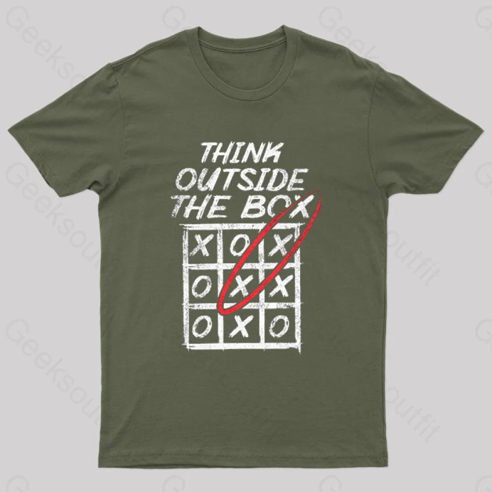 Retro Fashion Think Outside The Box Nerd T-Shirt