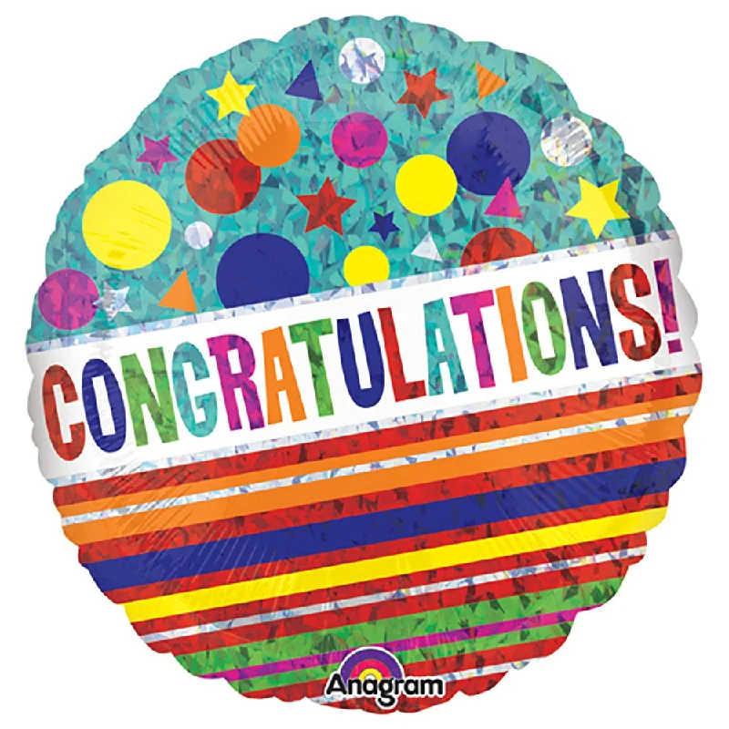 Urban Chic 18 inch CONGRATULATIONS SPARKLE