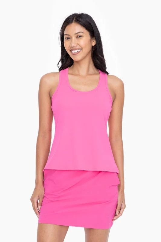 Fresh And Simple Mono B Hot Pink Racerback Active Tank