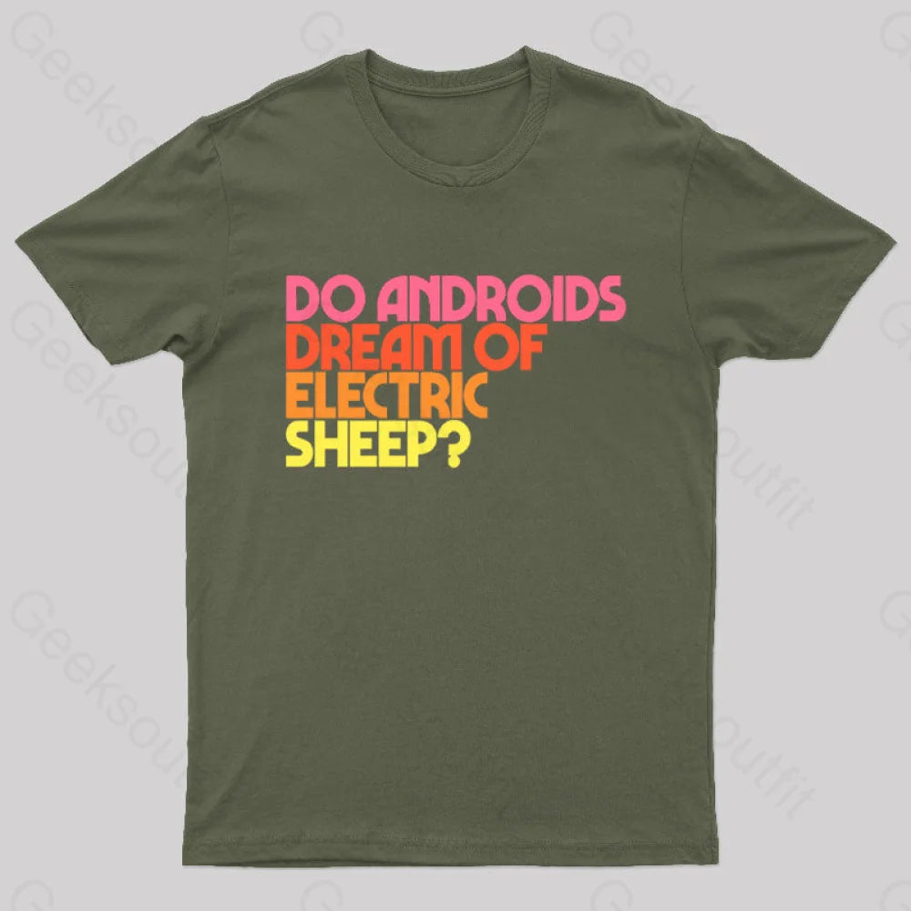Exclusive Customization Do Androids Dream of Electric Sheep Nerd T-Shirt