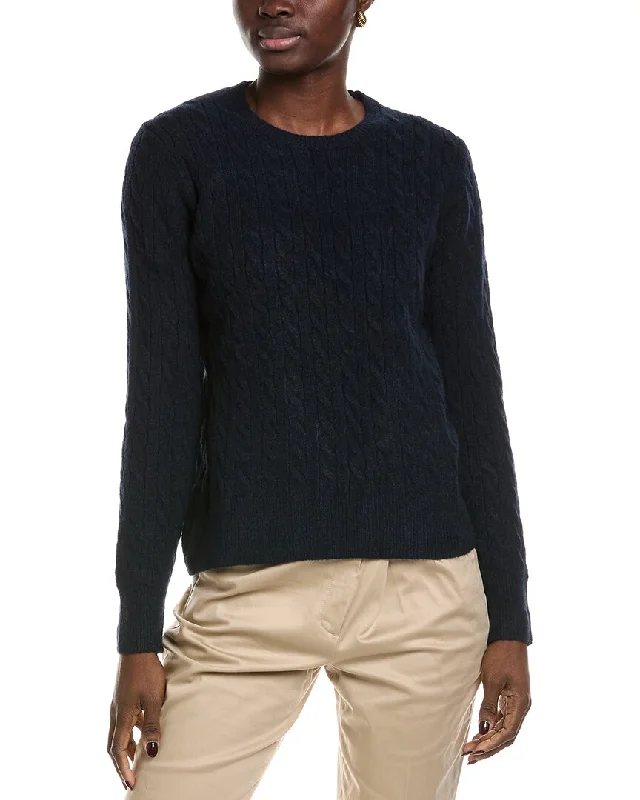 Breathable Design Brooks Brothers Cable Crewneck Sweater