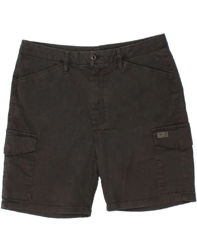 Fresh And Natural GAS Womens Cargo Shorts W32 Large Black