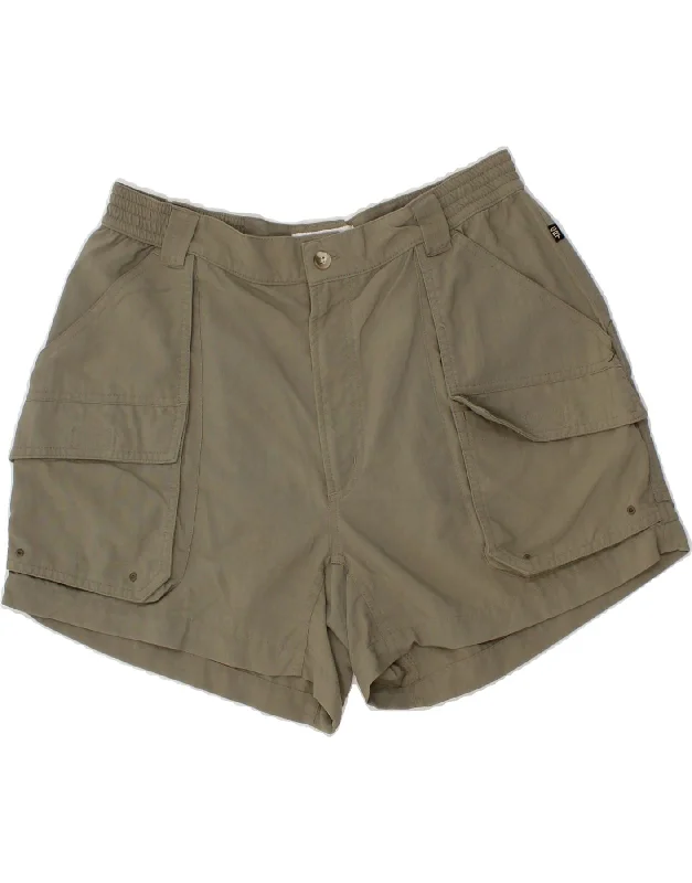 Classic Series COLUMBIA Womens Cargo Shorts Large W32  Khaki Nylon
