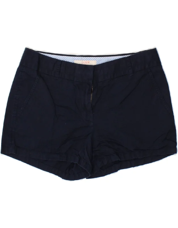 Relaxed Fit J. CREW Womens Hot Pants US 4 Small W25 Navy Blue Cotton