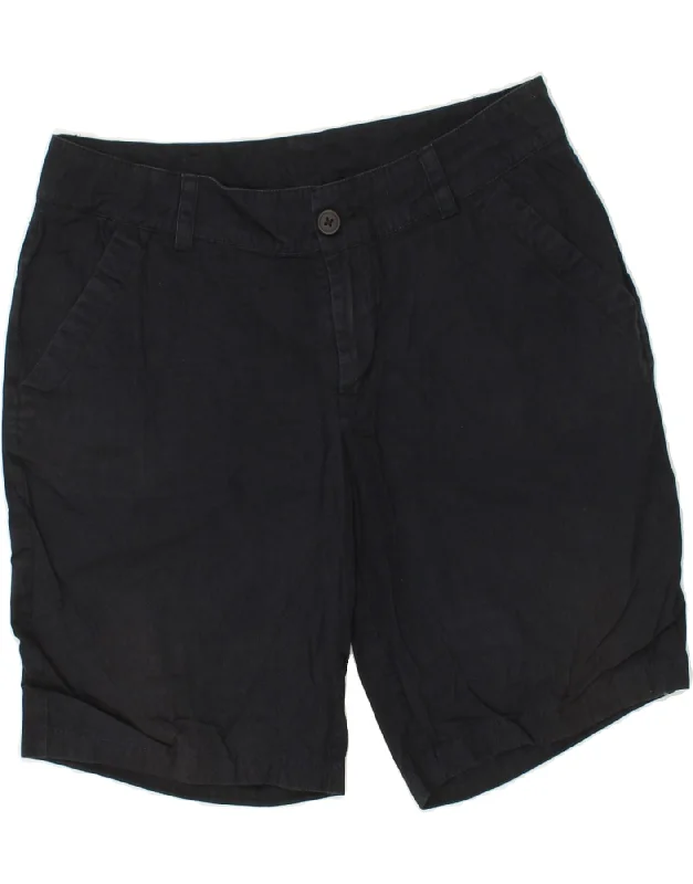 Stylish Ease COLUMBIA Womens Chino Shorts US 10 Large W32  Navy Blue Cotton