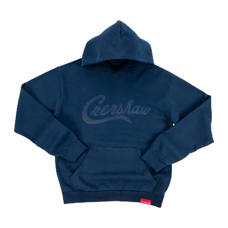 Free And Casual Crenshaw Hoodie (Stealth Collection) - Deep Navy/Deep Navy
