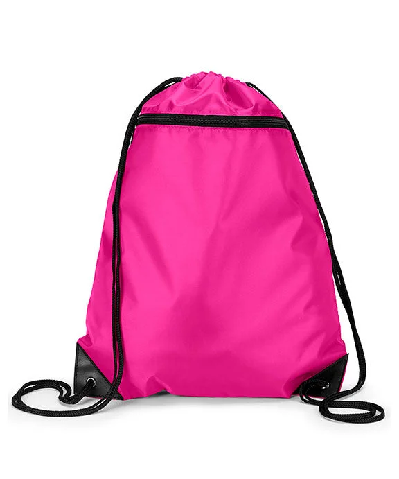Casual Choice 8888 - Liberty Bags Zipper Drawstring Backpack | Hot Pink