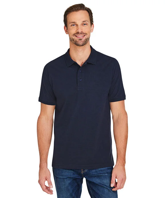 Cozy Look M205 - Harriton Mens Valiant Cotton Snag Protect Polo Shirt | Dark Navy