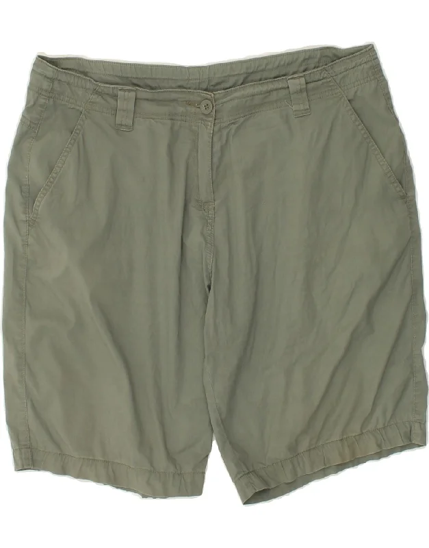 Cute Design MOUNTAIN WAREHOUSE Womens Chino Shorts UK 16 Large W38  Grey Cotton