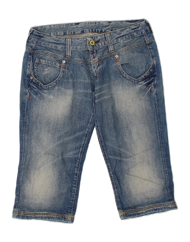Minimal Comfort REPLAY Womens Denim Shorts W32 Large  Blue Cotton