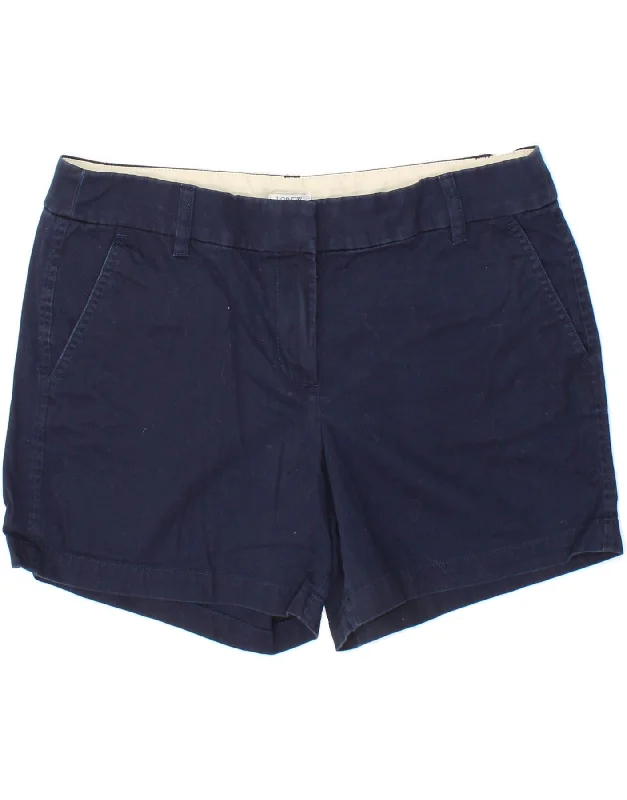 High-end Design J. CREW Womens Chino Shorts US 10 Large W32  Navy Blue Cotton