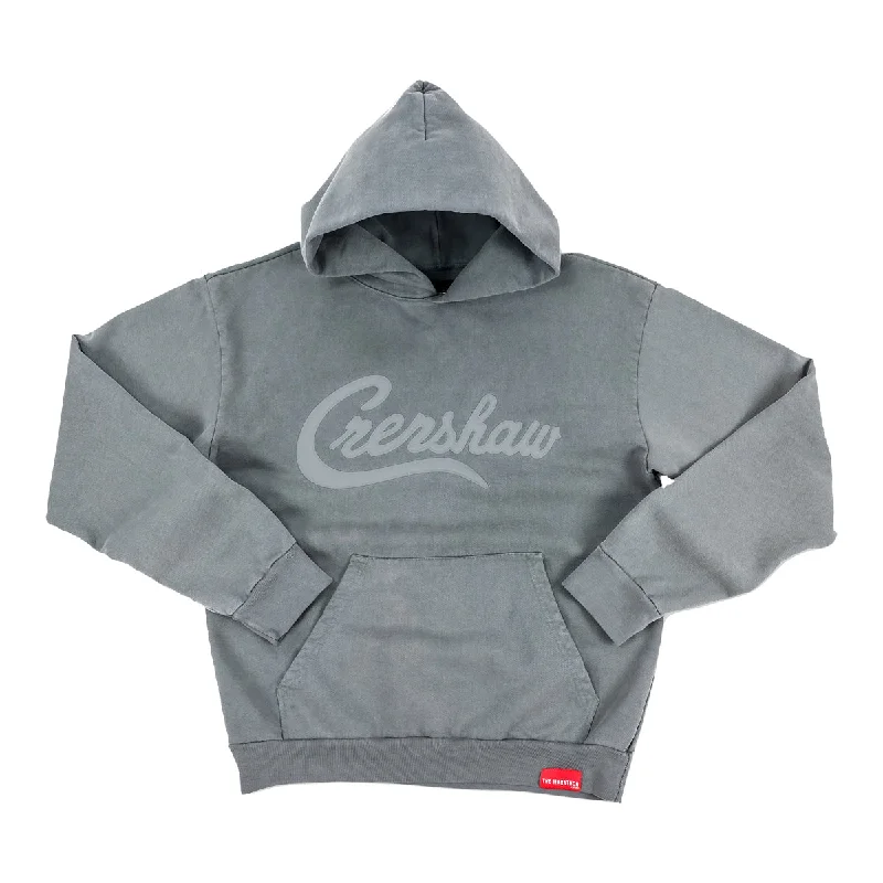 Minimalism Crenshaw Hoodie (Stealth Collection) - Slate Grey/Slate Grey