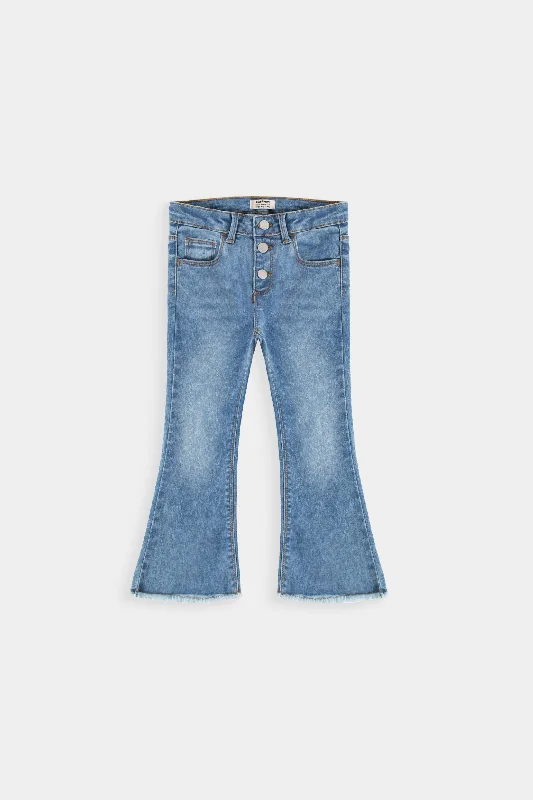 Retro Style Skinny Flare Jeans