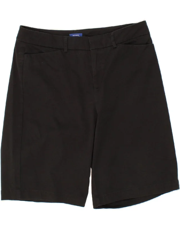 Light And Breathable DOCKERS Womens Bermuda Shorts US 12 Large W34  Black Cotton
