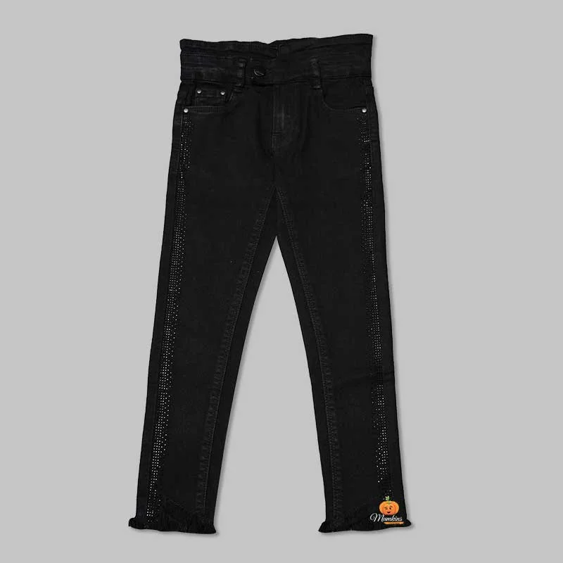Trendy Looks Jeans for Girls and Kids with Soft Fabric
