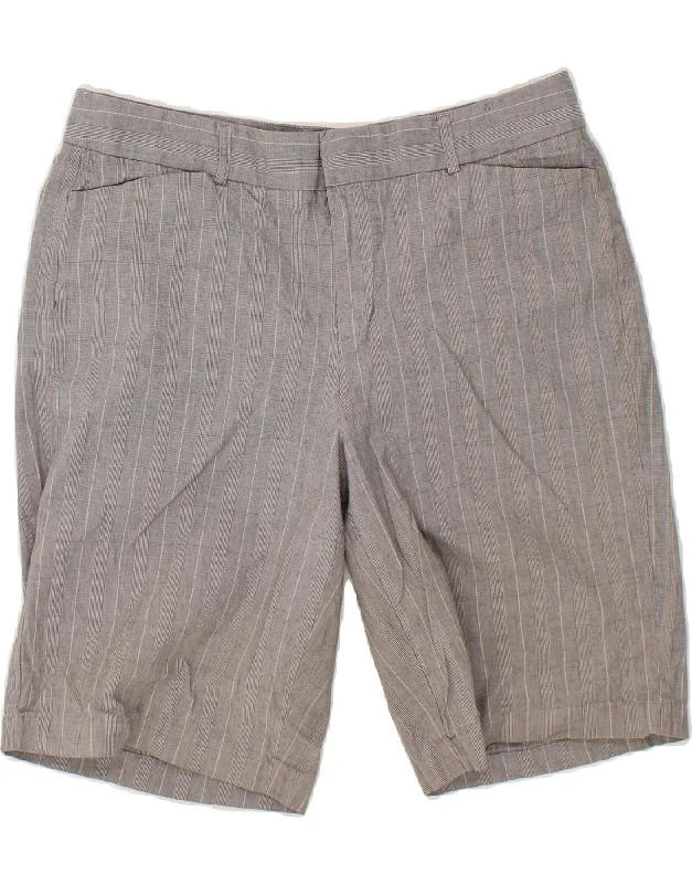 Elegant Outline DOCKERS Womens High Waist Casual Shorts US 14 XL W34 Grey Check Cotton Elegant Outline DOCKERS Womens High Waist Casual Shorts US 14 XL W34 Grey Check Cotton