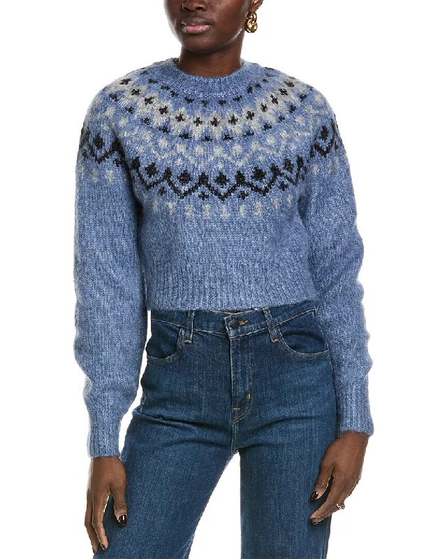 Floral Prints TOCCIN Lottie Fairisle Wool-Blend Sweater