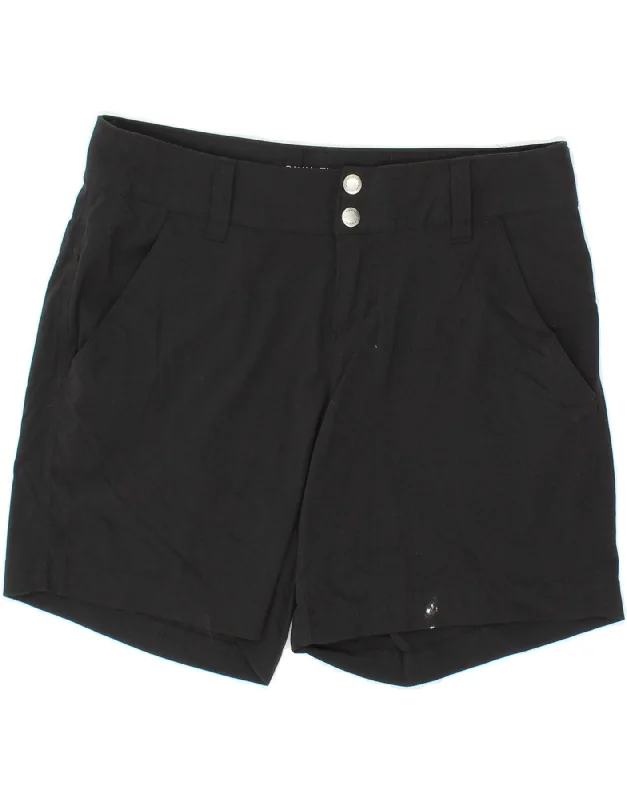 Urban Sense COLUMBIA Womens Omni-Shield Chino Shorts US 6 Medium W30 Black Nylon