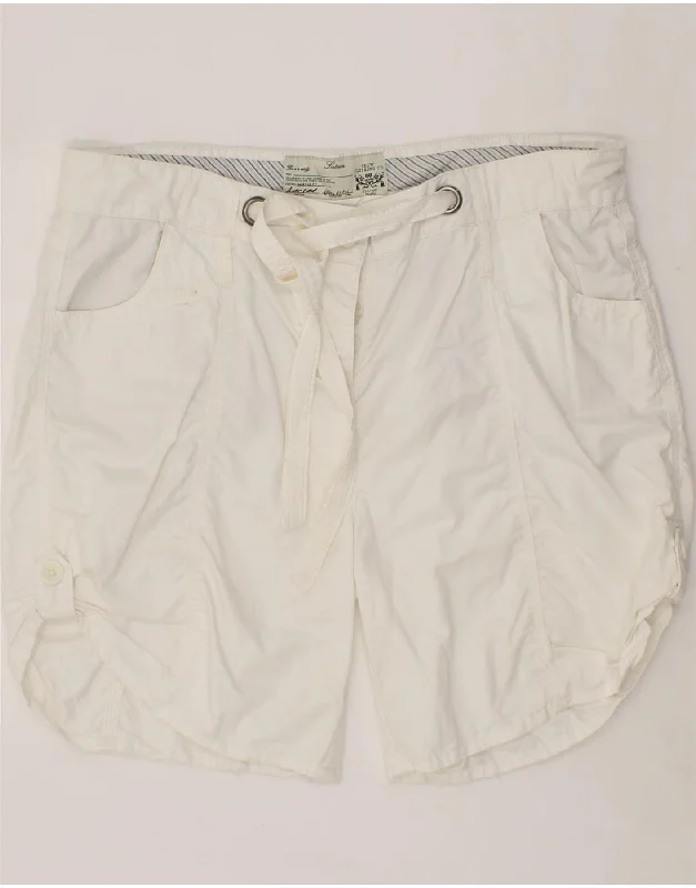 Daily Comfort CREW CLOTHING Womens Casual Shorts US 16 2XL W38  White Cotton
