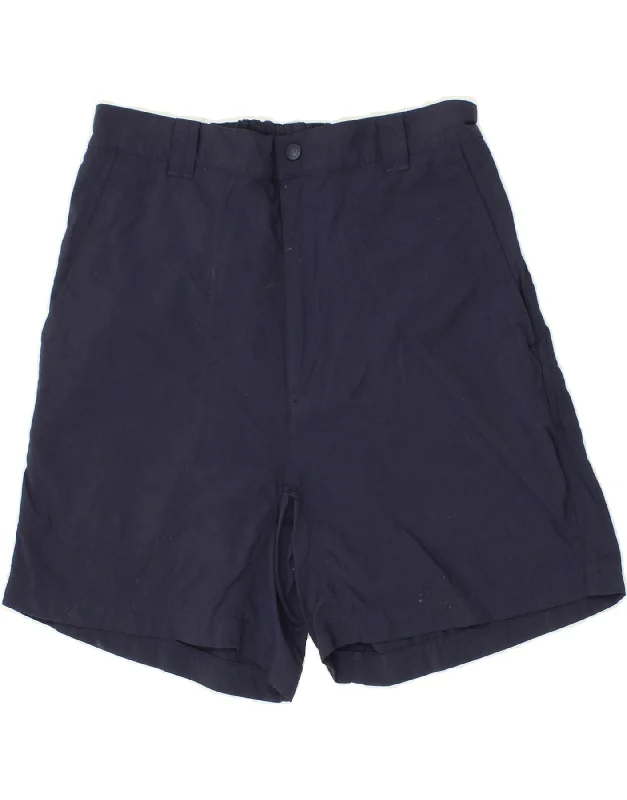 Body Design L.L.BEAN Womens Chino Shorts US 12 Medium W30 Navy Blue Cotton