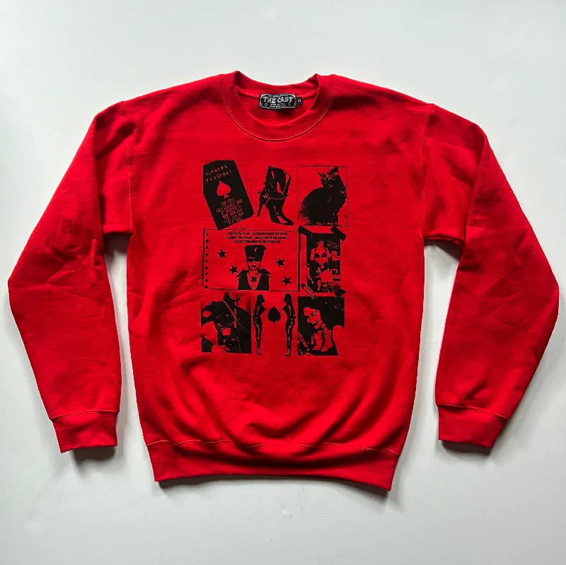 Fashionable And Fashionable SINNERS PASSPORT Crewneck