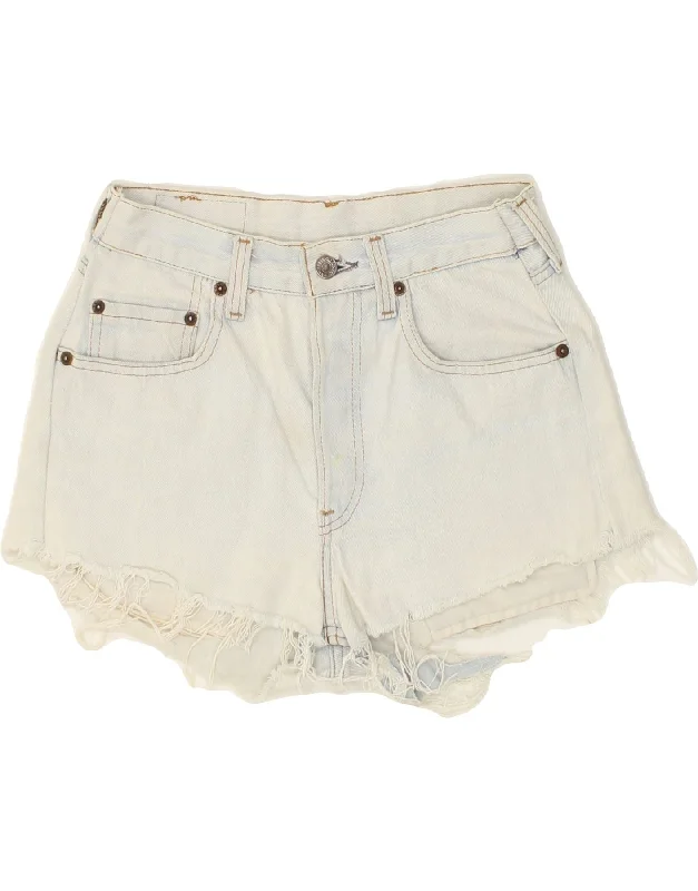 Beautiful Romance LEVI'S Womens Denim Shorts W26 Small Blue