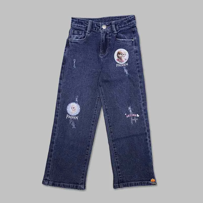Relaxed Dresses Rugged Jeans for Girls and Kids