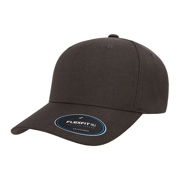 Sporty Elegance 6110NU - Yupoong Flexfit Nu® Adjustable Cap | Dark Grey