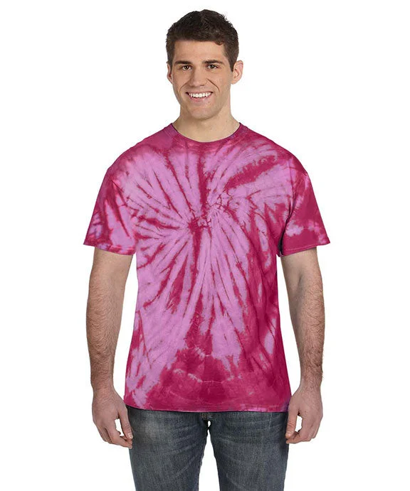 Casual Chic Wear CD101 - Tie-Dye Adult 5.4 oz 100% Cotton Spider T-Shirt | Spider Pink Casual Chic Wear CD101 - Tie-Dye Adult 5.4 oz 100% Cotton Spider T-Shirt | Spider Pink