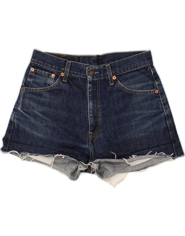 Fashion Innovation LEVI'S Womens 521 Denim Shorts W32 Large  Blue Cotton