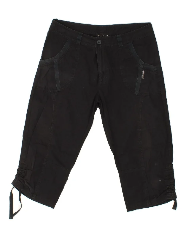 Urban Comfort CHAMPION Womens Bermuda Shorts  Large W32  Black Cotton