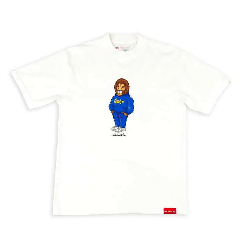 Classic Series Leo The Marathon Lion (Crenshaw Hoodie) T-Shirt - White