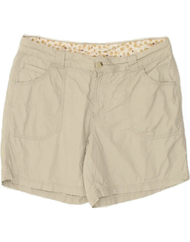 Thin Design COLUMBIA Womens Casual Shorts US 14 XL W34  Grey Cotton