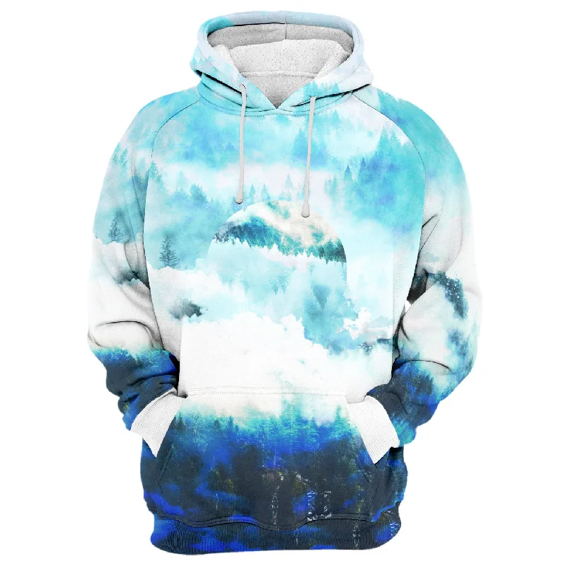 Simple Solid Color Foggy Hoodie