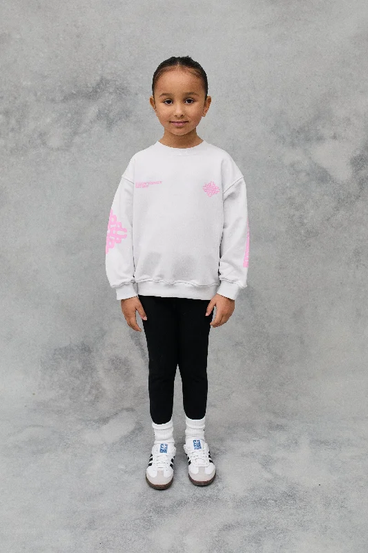 Retro Fashion KIDS EMBLEM SOFT TOUCH LEGGINGS - BLACK