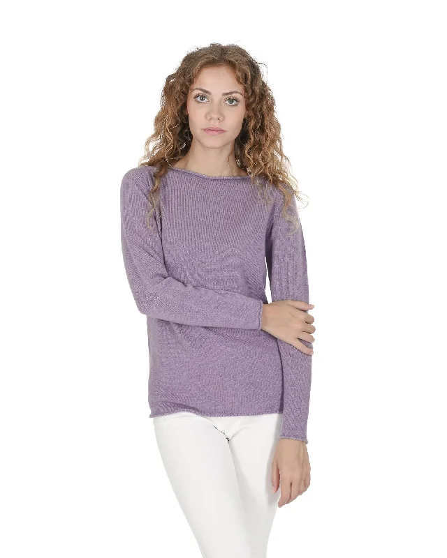 Comfortable Series Cashmere Boatneck Sweater - Italian Craftsmanship - L