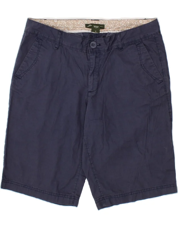 Versatile Style EDDIE BAUER Womens Chino Shorts US 8 Medium W30  Navy Blue Cotton
