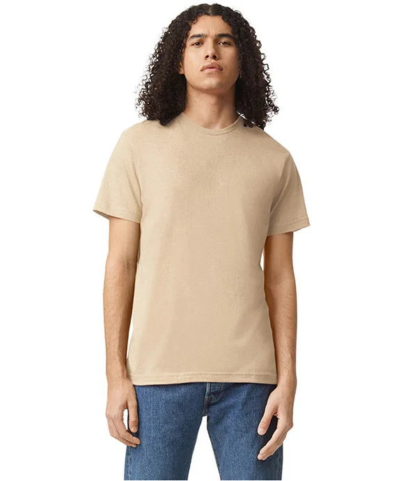 Lace Design 2001CVC - American Apparel Unisex CVC T-Shirt | Heather Bone