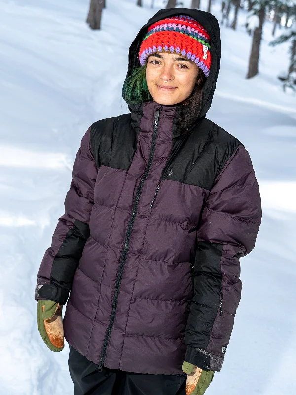 Moisture wicking Puffleup Jacket - Blackberry