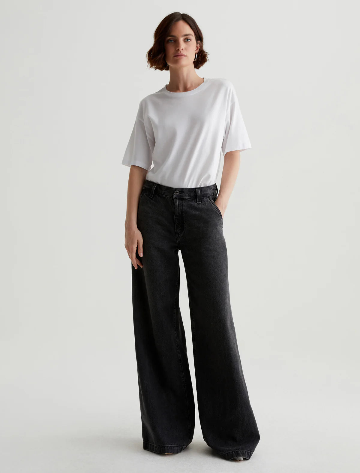 Lazy Home AG Jeans - Stella Low Slung Palazzo