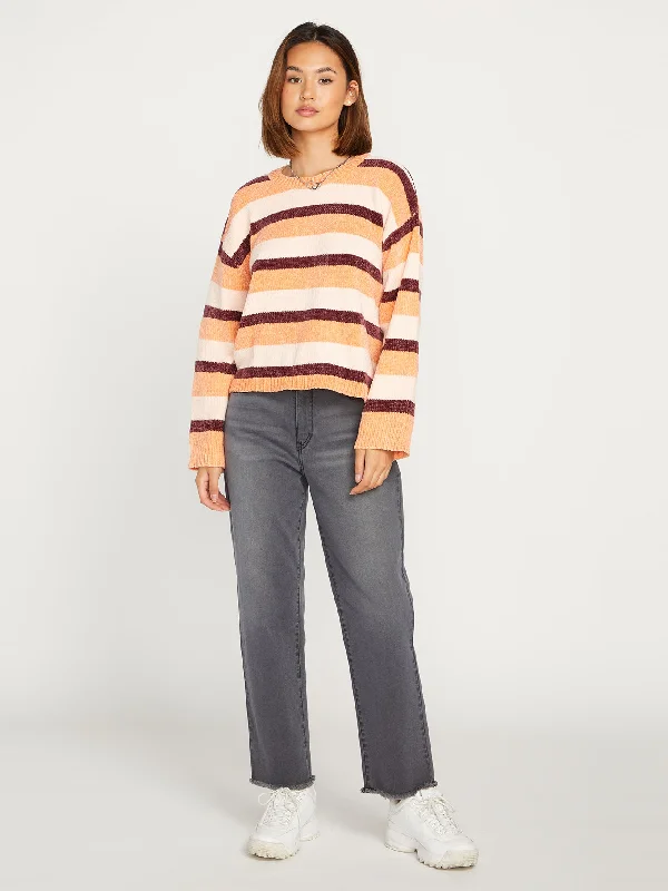 Simple Style Bubble Tea Sweater -Melon