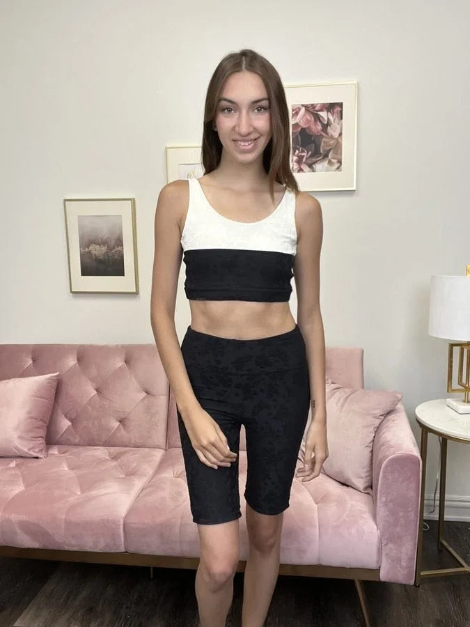 Sports And Leisure Working Out Women's High Waisted Biker Shorts